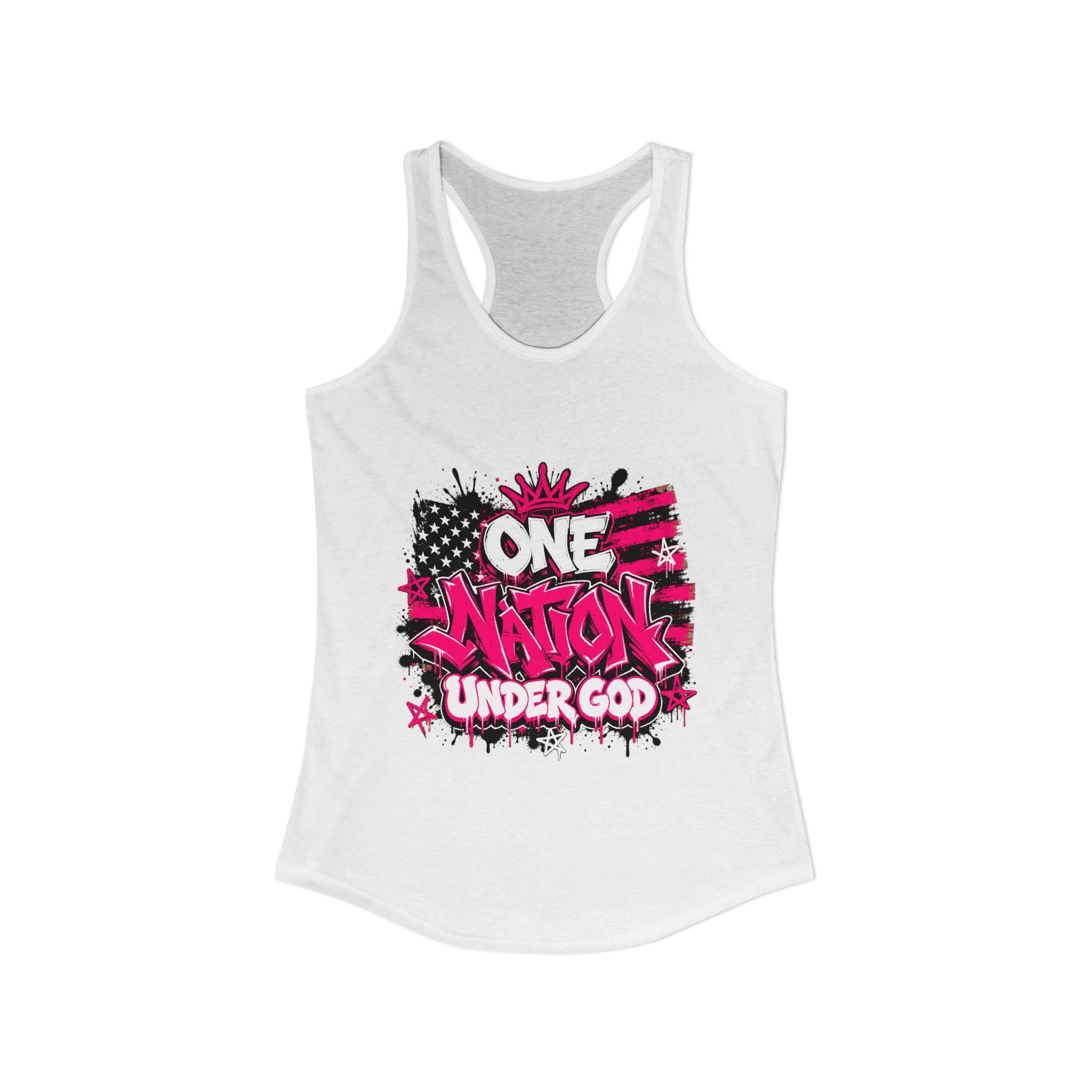 One Nation Under God Racerback Tank