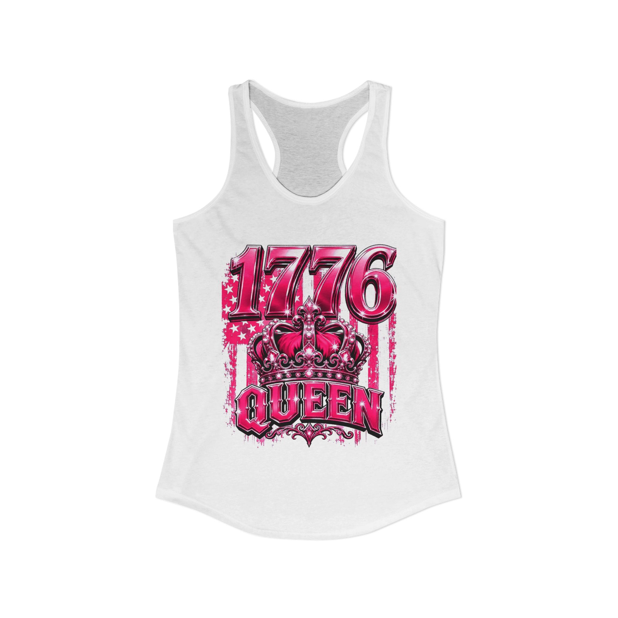 Pink Wisky Graphic Racerback Tank — Women's Bold Streetwear Tank Top