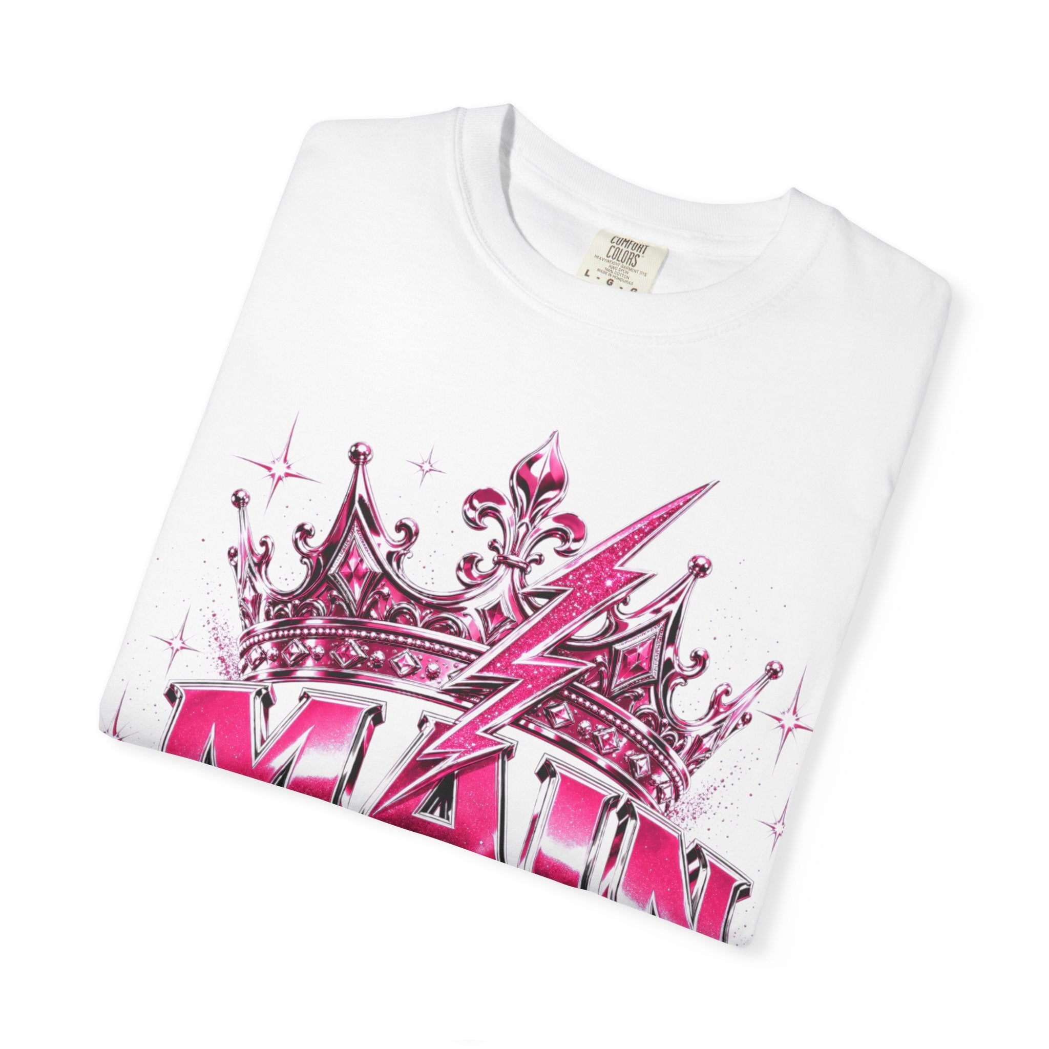 Main Character Graphic Tee — Crown & Lightning Bolt Womens T-Shirt