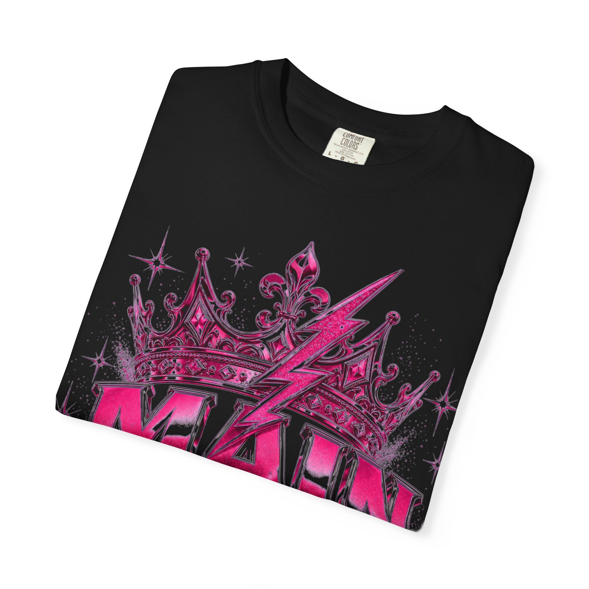 Main Character Graphic Tee — Crown & Lightning Bolt Womens T-Shirt