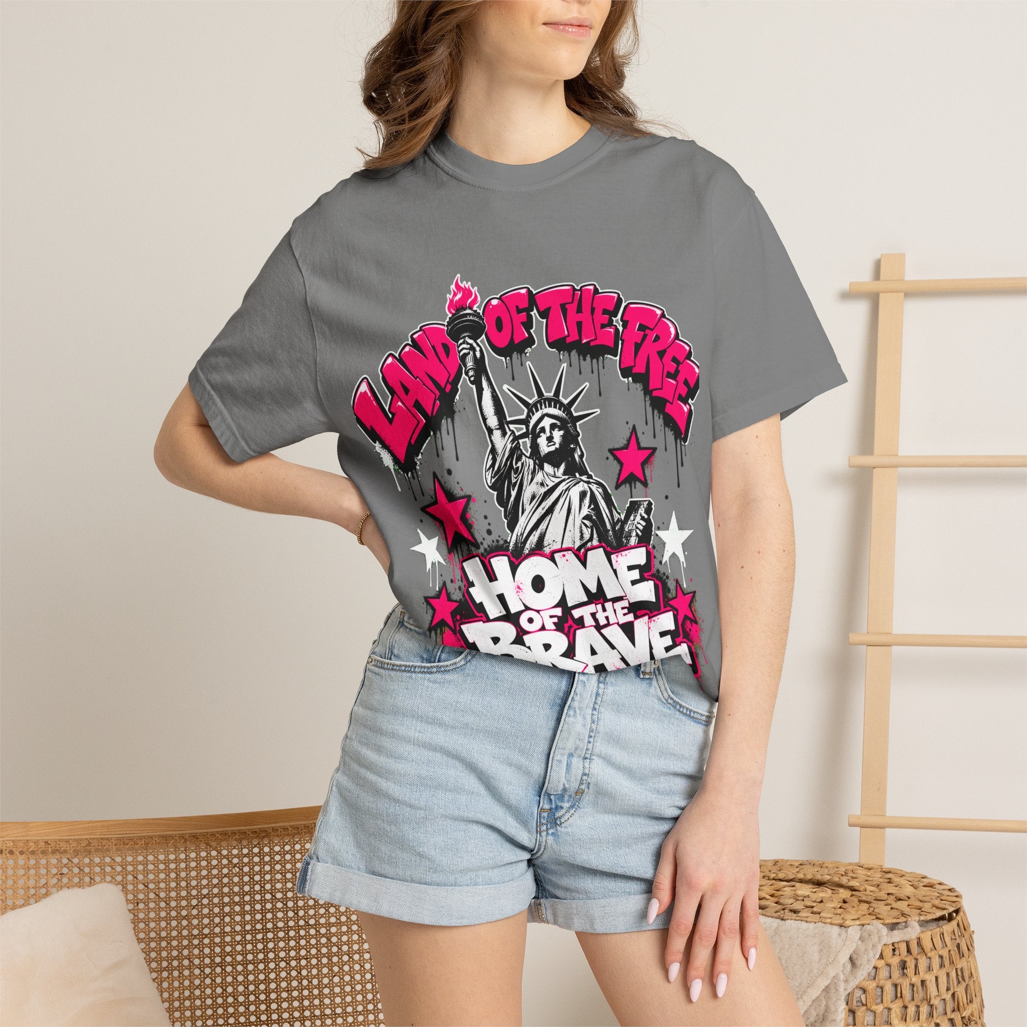 Land of the Free, Home of the Brave' T-Shirt