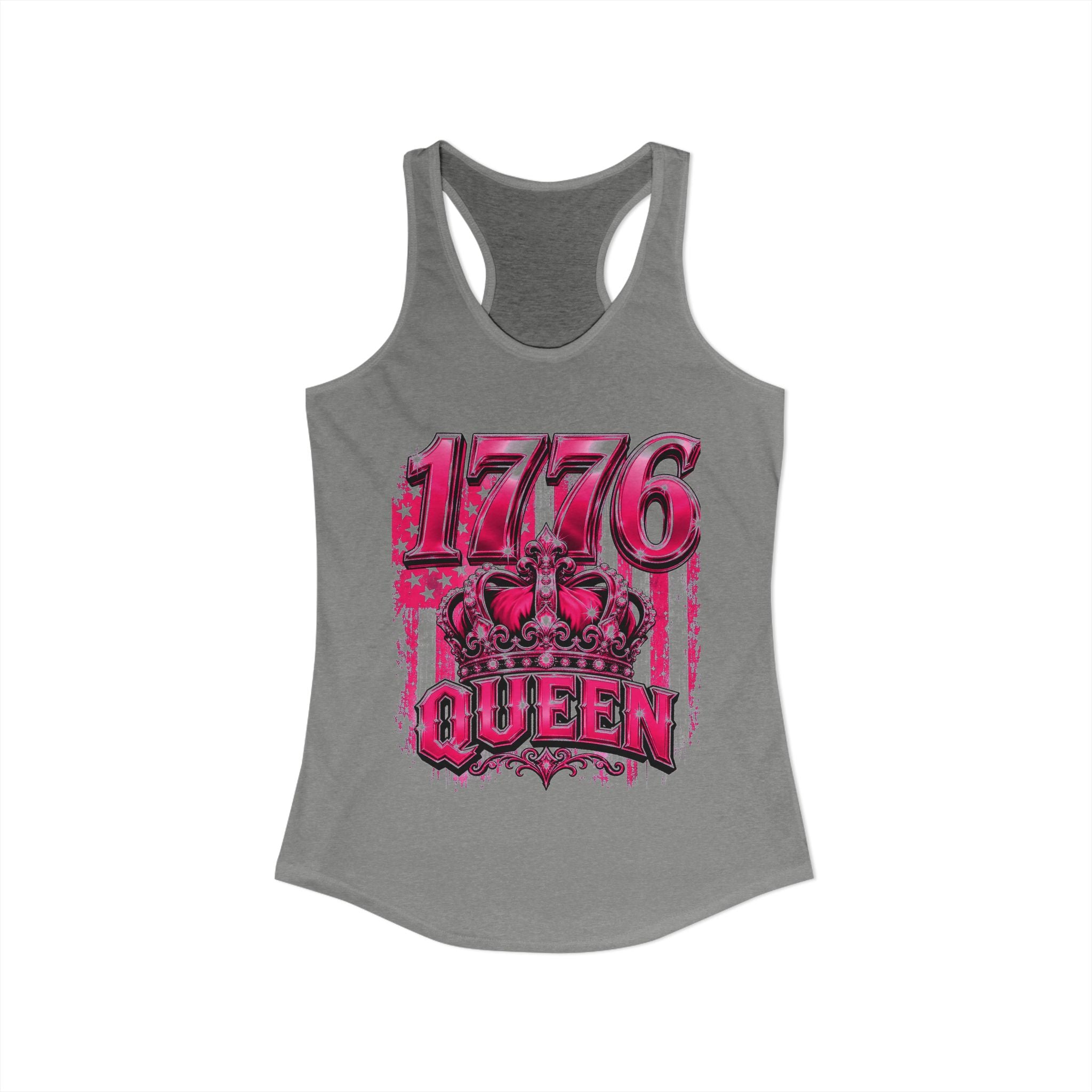 Pink Wisky Graphic Racerback Tank — Women's Bold Streetwear Tank Top