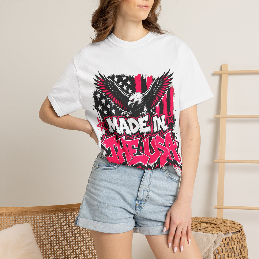 Made in the USA Eagle Graphic T-Shirt — Patriotic Streetwear Tee