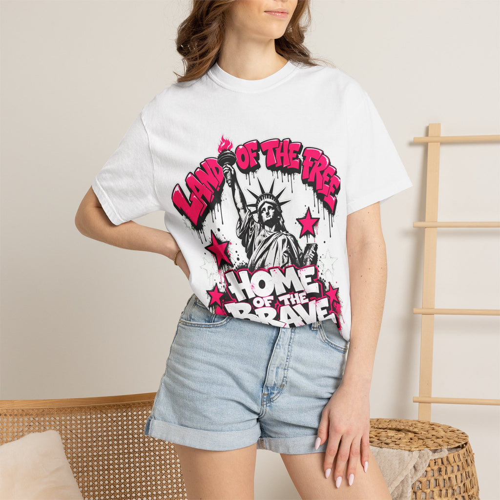 Land of the Free, Home of the Brave' T-Shirt