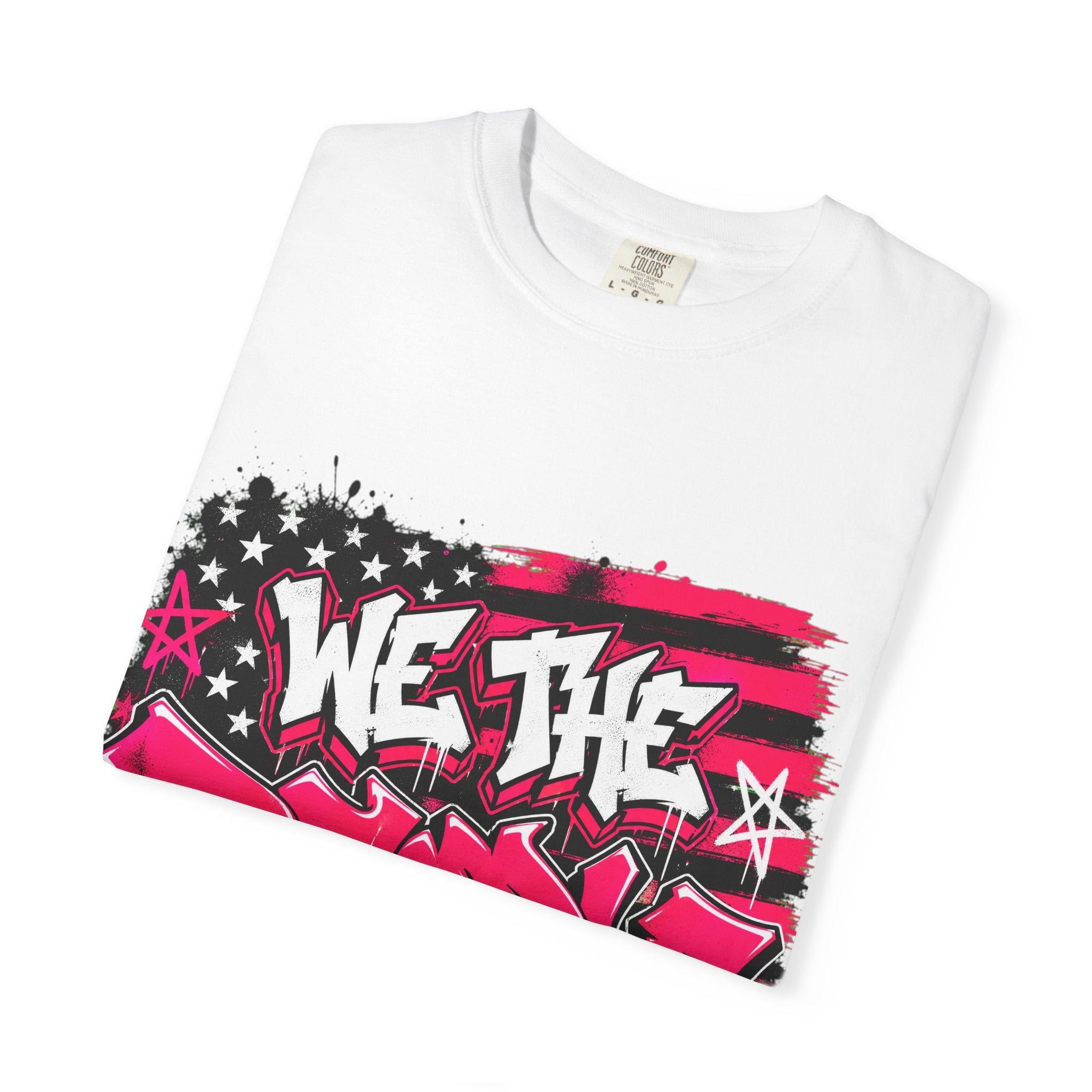 We The People Graffiti T-Shirt — Patriotic Streetwear Tee
