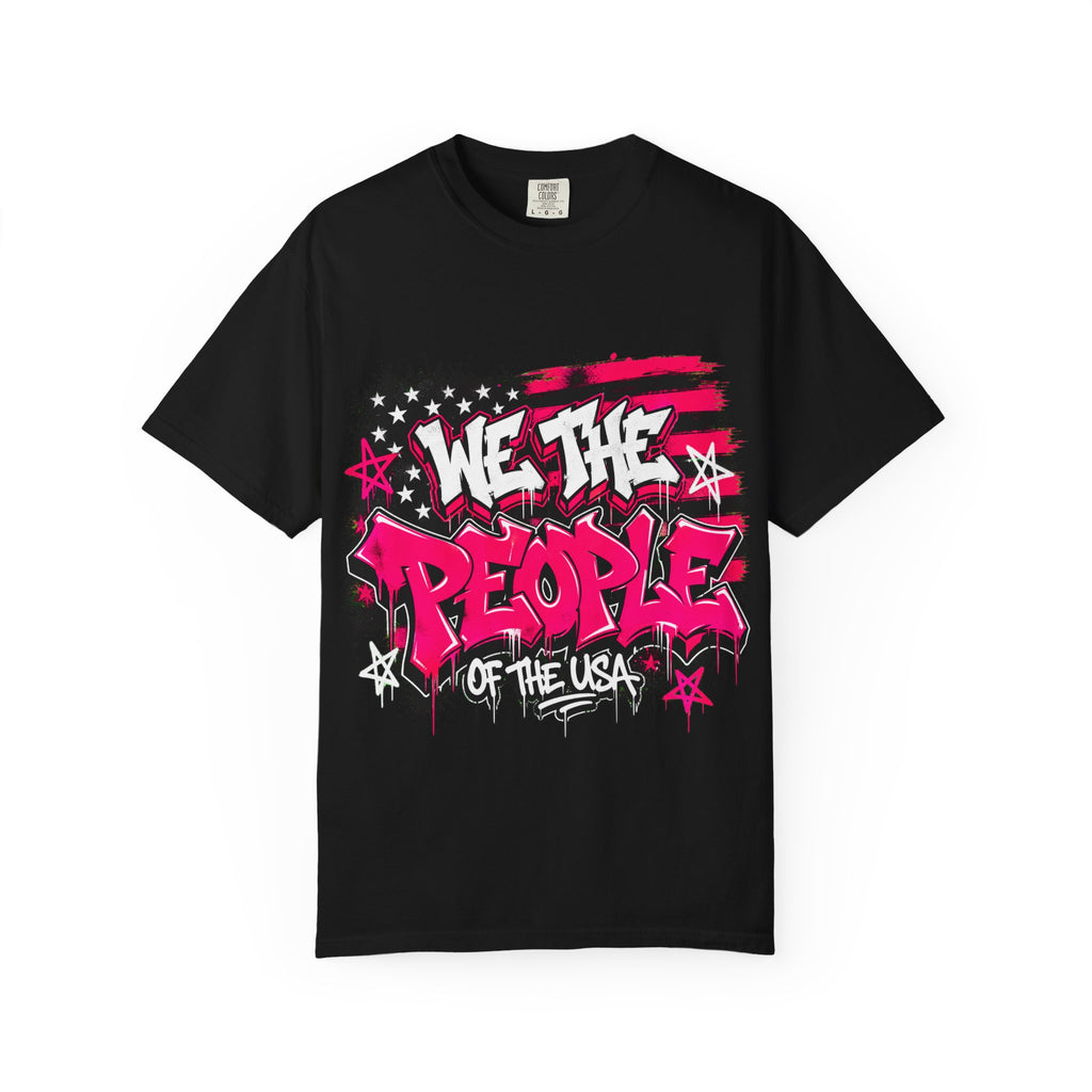 We The People Graffiti T-Shirt — Patriotic Streetwear Tee