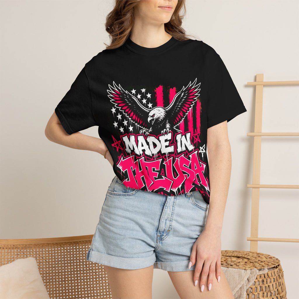 Made in the USA Eagle Graphic T-Shirt — Patriotic Streetwear Tee