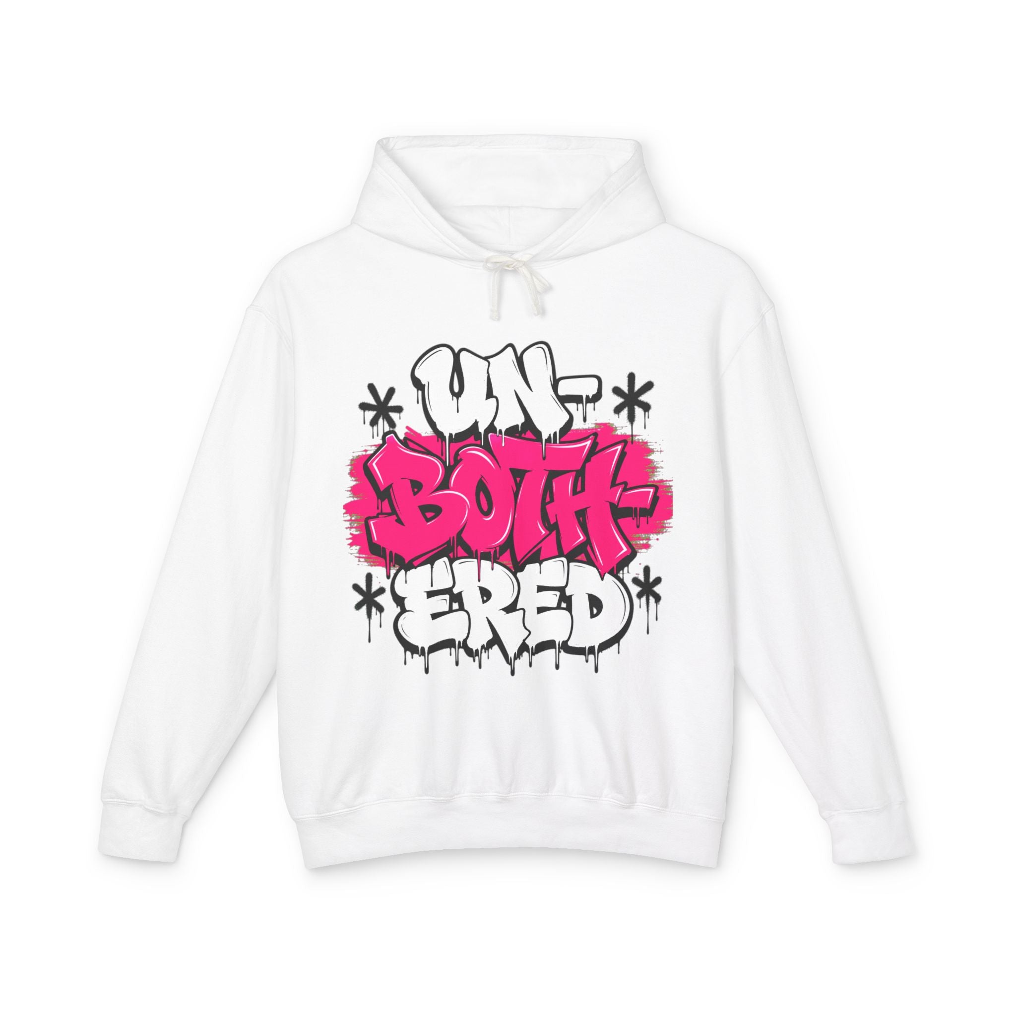 Un-Bothered Graffiti Hoodie — Pink Wisky Apparel Streetwear