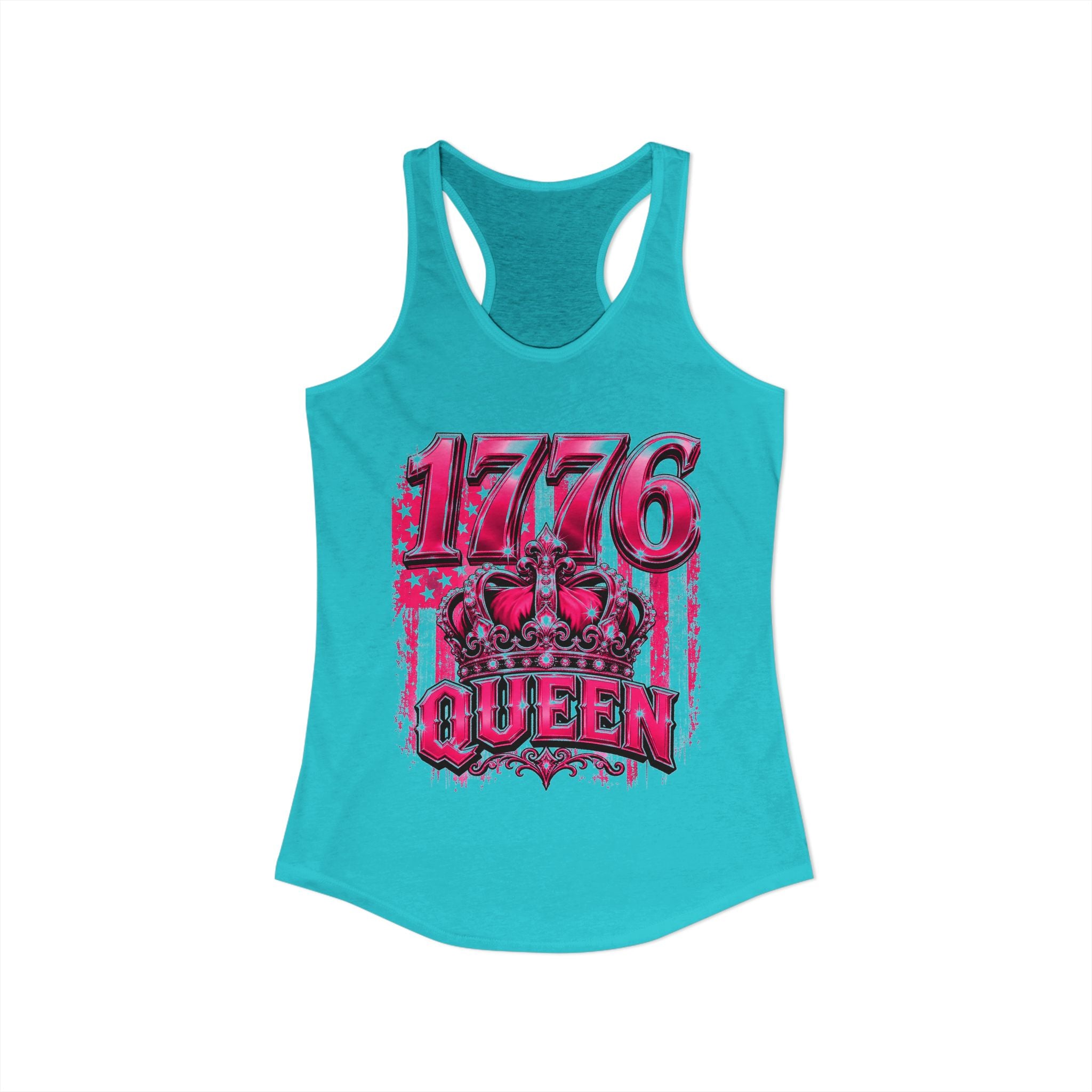 Pink Wisky Graphic Racerback Tank — Women's Bold Streetwear Tank Top