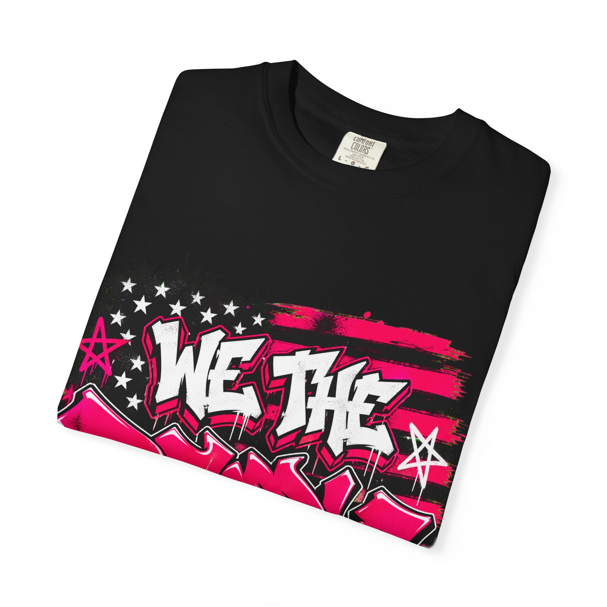 We The People Graffiti T-Shirt — Patriotic Streetwear Tee